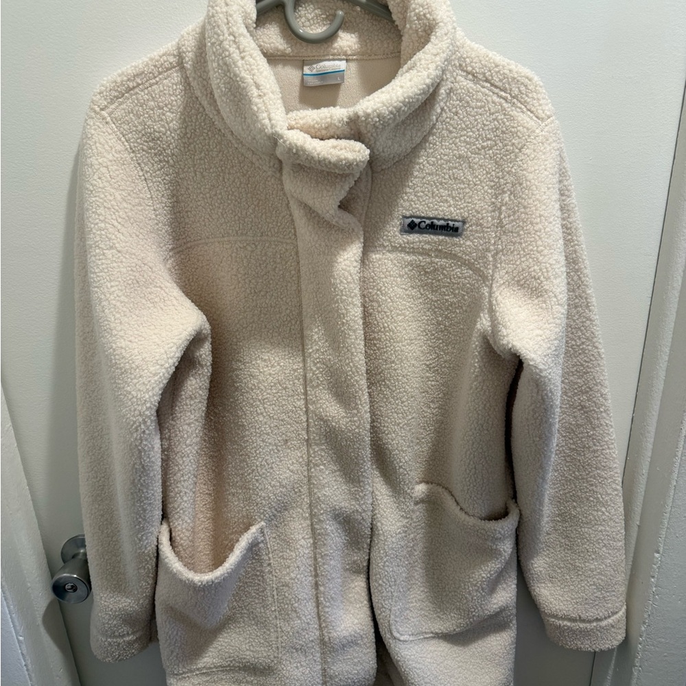 Columbia Ivory Sherpa Fleece Jacket